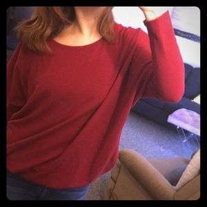 Red Francesca’s Loose Blouse